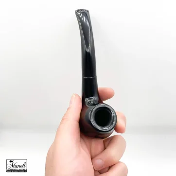 خرید پیپ چوبی تمام مشکی capitan black 14030237