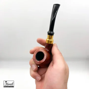 خرید پیپ چوبی قهوه ای حلقه طلایی کاپیتان بلک 14030229