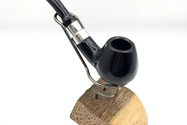 پیپ چوبی با حلقه نقره ای capitan balck مشکی 14030240