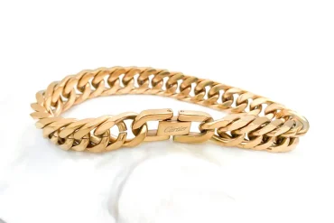 دستبند کارتیر مردانه رزگلد 14030253