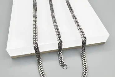 ست کارتیر دستبند و گردنبند استیل 14030264