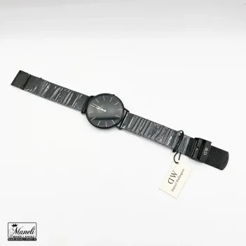 ساعت بندحصیری dw مشکی مردانه - ژاپن