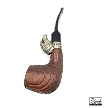 خرید پیپ چوبی قهوه ای طرح عقاب کاپیتان بلک