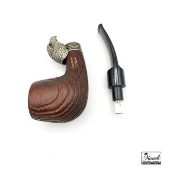 قیمت پیپ چوبی قهوه ای طرح عقاب کاپیتان بلک فیلتر دار