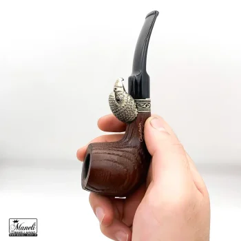 خرید قیمت پیپ چوبی قهوه ای طرح عقاب کاپیتان بلک