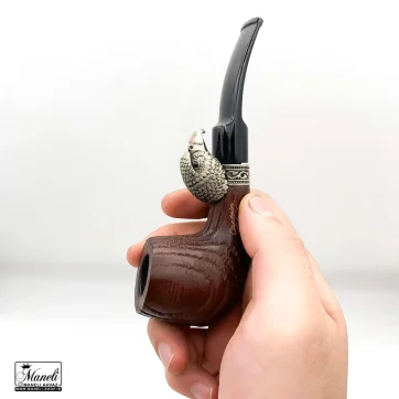 خرید قیمت پیپ چوبی قهوه ای طرح عقاب کاپیتان بلک