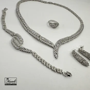 سرویس عروس استیل فول نگین مجلسی 14030268 - Image 2