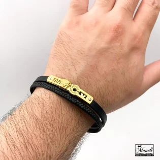 خرید دستبند چرم مردانه ورساچه 14030223