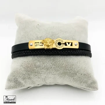 دستبند چرم مردانه ورساچه 14030223