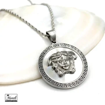 گردنبند ورساچه مردانه نقره ای 14030227
