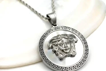 گردنبند ورساچه مردانه نقره ای 14030227