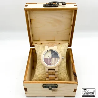 ساعت مچی چوبی اورجینال wood 1970
