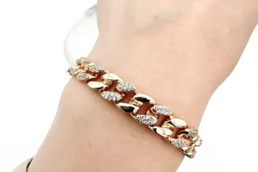 دستبند کارتیری نگین‌دار ژوپینگ