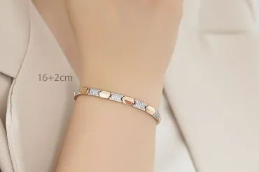 دستبند ژوپینگ کلاسیک نگین‌دار