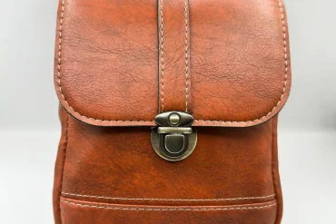 کیف رودوشی چرم مصنوعی | رنگ عسلی 14030428