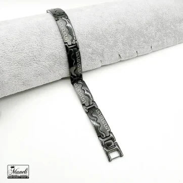 خرید دستبند ورساچه مردانه رنگ مشکی