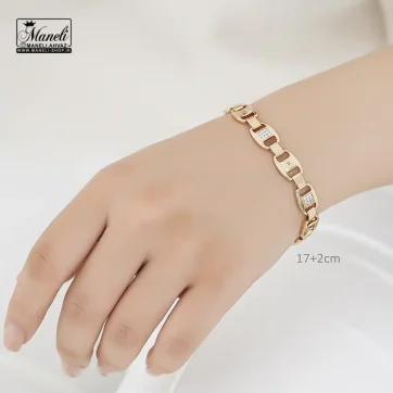 دستبند کلاسیک ژوپینگ نگین‌دار | رنگ ثابت