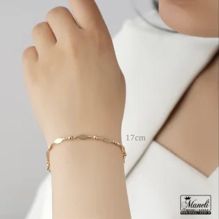 دستبند ژوپینگ زنانه ظریف بدون نگین