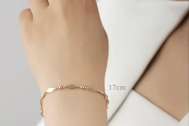 دستبند ژوپینگ زنانه ظریف بدون نگین