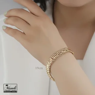 دستبند جلفا طرح طلا از برند معتبر ژوپینگ 14030350