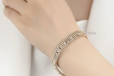 دستبند جلفا 10میل ژوپینگ | شیک و مشابه طلا 14030347