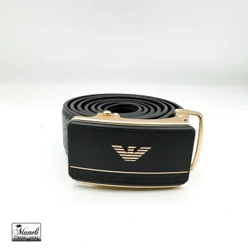 خرید کمربند ریلی چرم امپریو آرمانی