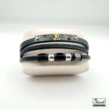 خرید دستبند لویی ویتون چرم مردانه