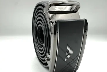 کمربند ریلی چرم امپریو آرمانی