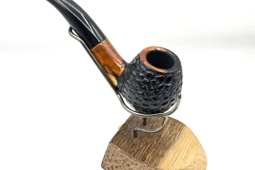 پیپ چوبی ساوینلی دو رنگ با آتشگاه طرح دار 14030480