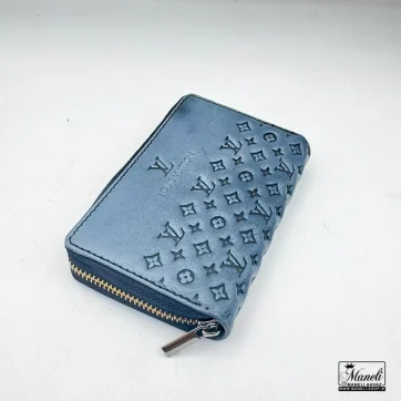 جاکارتی زیپ دار چرم طرح لویی ویتون | قرمز و آبی 14030393