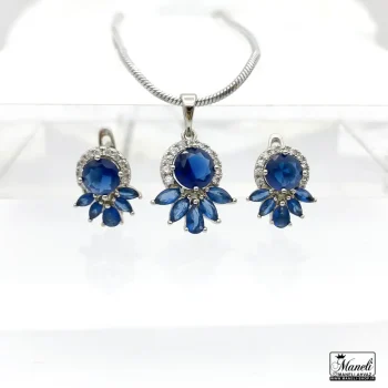 نیم‌ست رنگ ثابت نگین آبی ژوپینگ