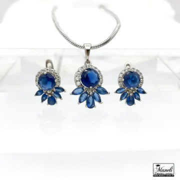 نیم‌ست رنگ ثابت نگین آبی ژوپینگ