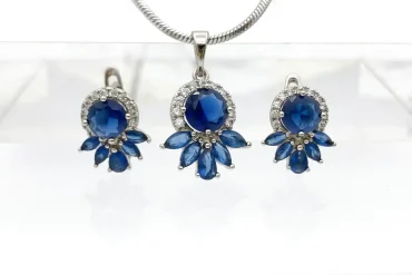 نیم‌ست رنگ ثابت نگین آبی ژوپینگ