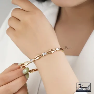 دستبند کلاسیک نگین دار ژوپینگ 14030529