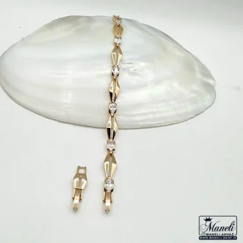 خرید دستبند کلاسیک نگین دار ژوپینگ