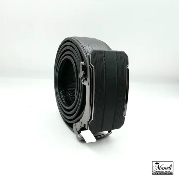 کمربند ریلی ساده کلاسیک مشکی