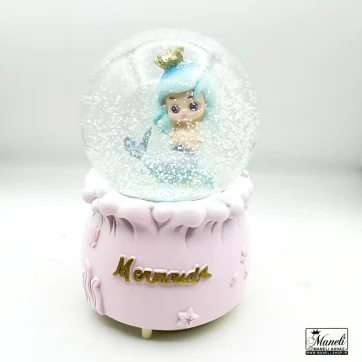 گوی موزیکال پمپی چراغ دار پری دریایی 140304106