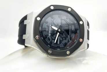 ساعت جی شاک مشکی قاب استیل | صفحه چریک