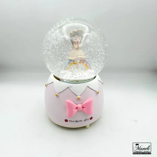 گوی موزیکال برفی فرشته | پمپی و چراغ دار 140304108