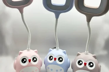 چراغ مطالعه LED جغد | بارنگ های جذاب | جا مدادی 140304104