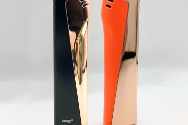 فندک گازی باریک flabox | نارنجی و مشکی 14030513