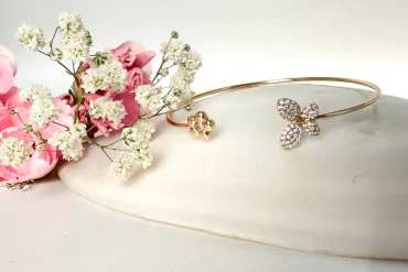 خرید بنگل پروانه ژوپینگ ظریف رنگ ثابت