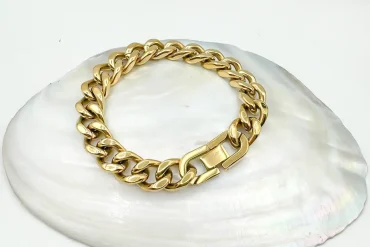 دستبند کارتیر طلایی 11 میل 14030543