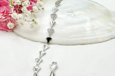 دستبند نقره ای ژوپینگ | ضدحساسیت | رنگ ثابت 140305102