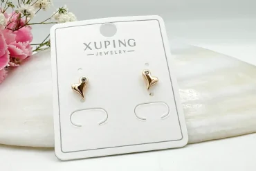 گوشواره قلب ریز میخی ژوپینگ | ضدحساسیت | رنگ ثابت 140305109