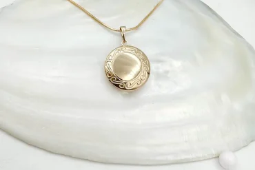 گردنبند باز شو گرد (لاکت) ژوپینگ | رنگ ثابت 14030588