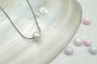 گردنبند تک مروارید استیل | رنگ ثابت 14030581