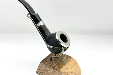 پیپ چوبی کاپیتان بلک مشکی با حلقه فلزی