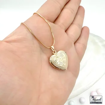 قیمت گردنبند لاکت (بازشو) طرح قلب ژوپینگ مناسب دعا