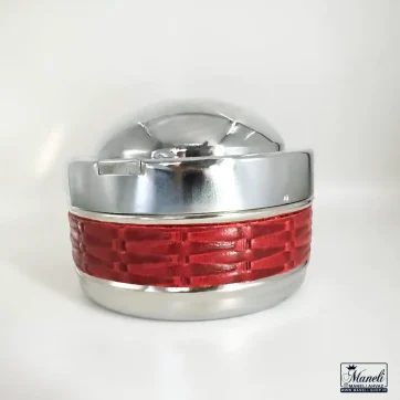 زیر سیگاری درب دار فلزی | رنگ قرمز 14030575